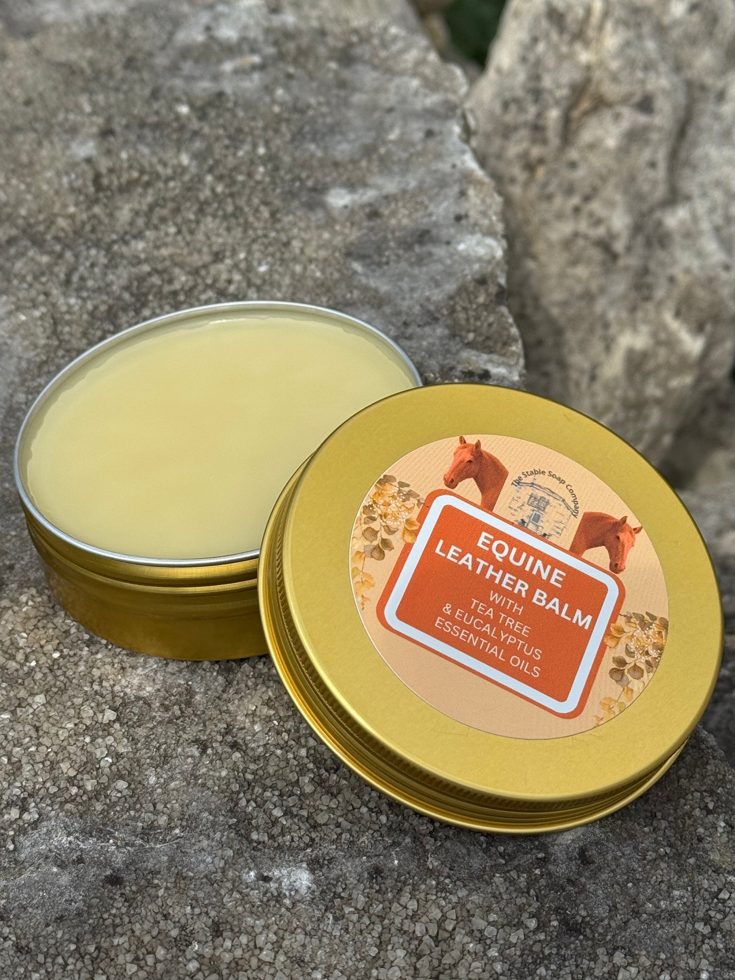 Equine Leather Balm with Tea Tree & Eucalyptus Essential Oils