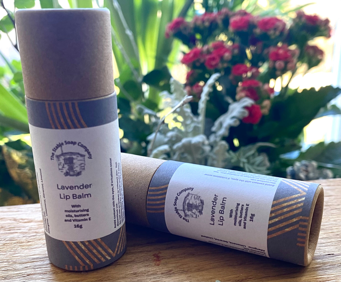 Lavender Lip Balm Vegan ( eco friendly tube)