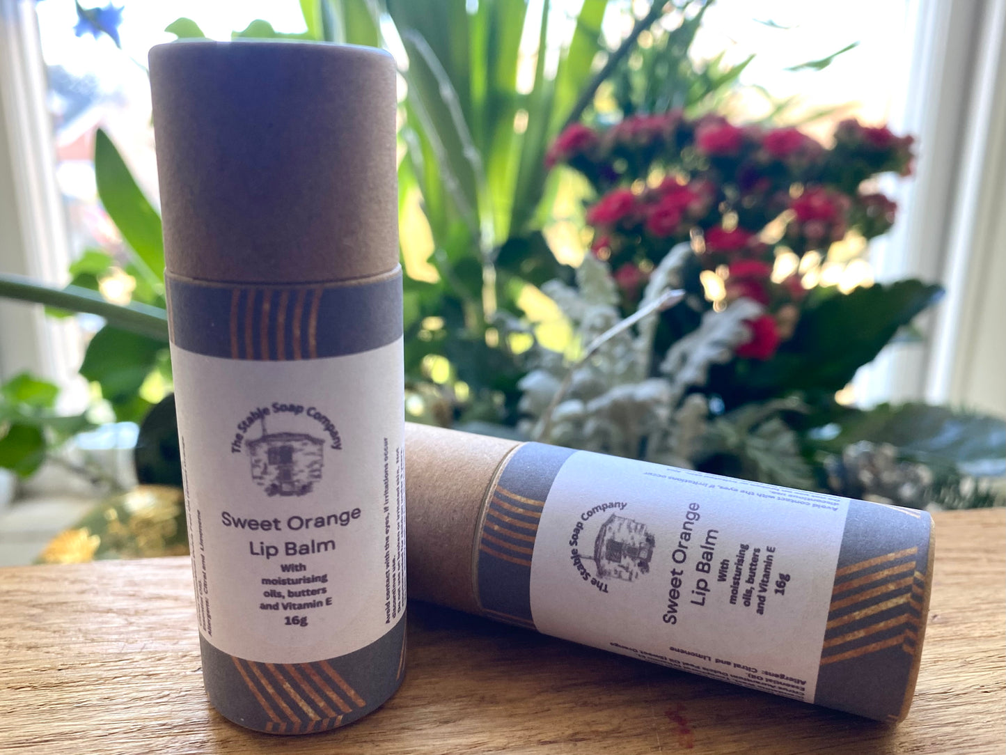 Sweet Orange Lip Balm Vegan (eco friendly tube)