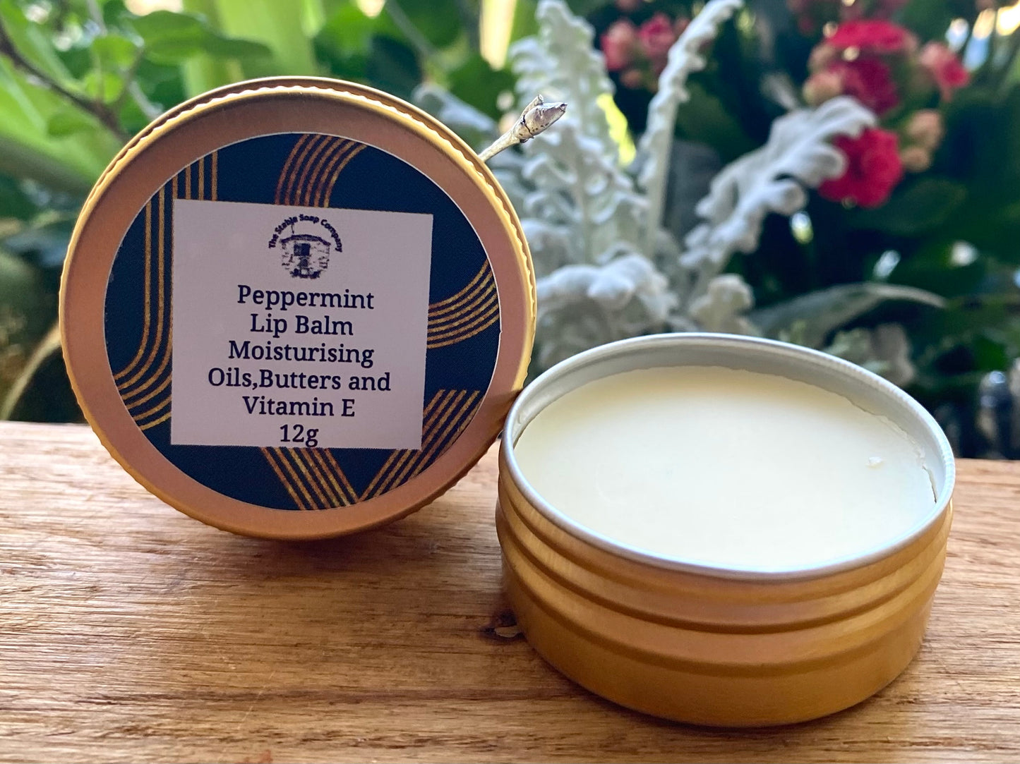 Peppermint Lip Balm Vegan (tin)