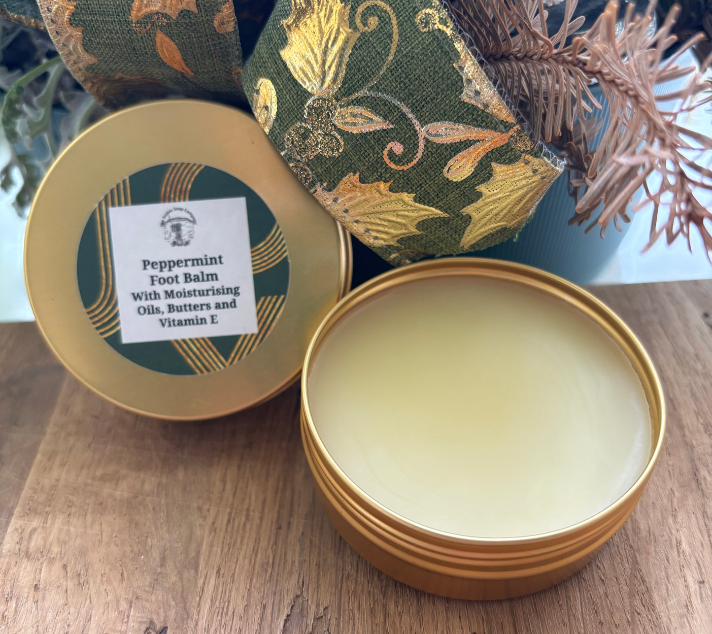 Handmade Vegan Peppermint Foot Balm