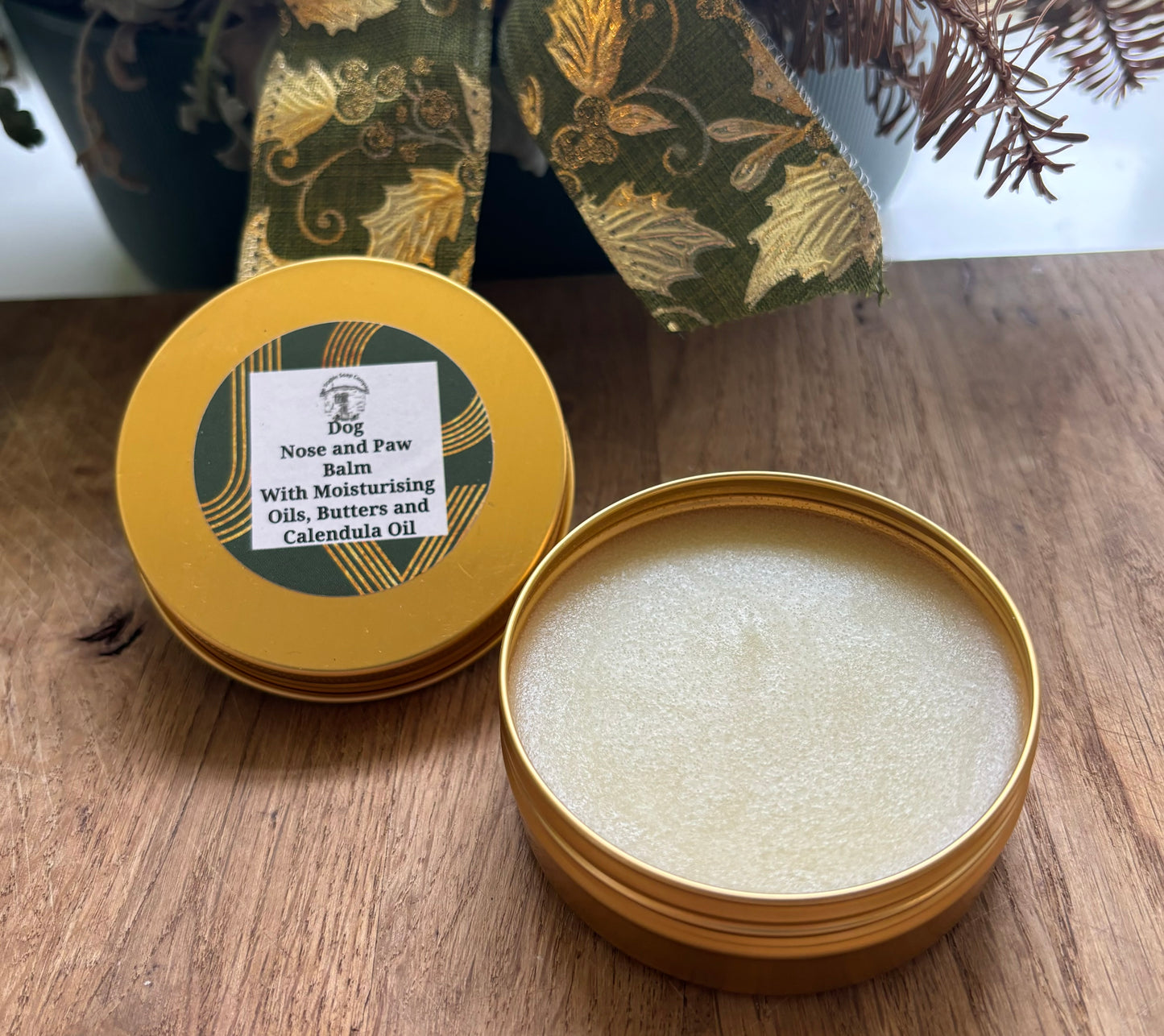Handmade Vegan Dog Nose and Paw Balm