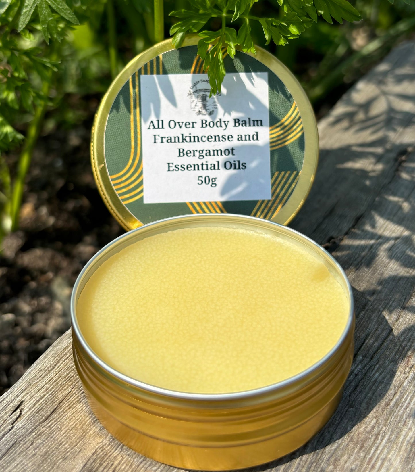 Handmade Vegan All Over Body Balm Frankincense and Beragmot