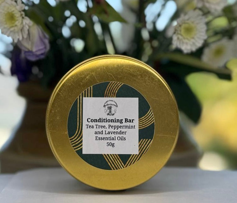 Handmade Tea Tree, Peppermint and Lavender Conditioning bars Tins