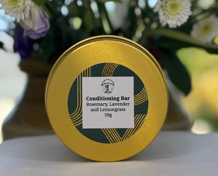 Handmade Rosemary, Lavender and Lemongrass Conditioning Bars Tins