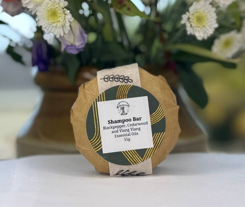 Handmade Blackpepper, Cedarwood and Ylang Ylang Shampoo Bar Refill
