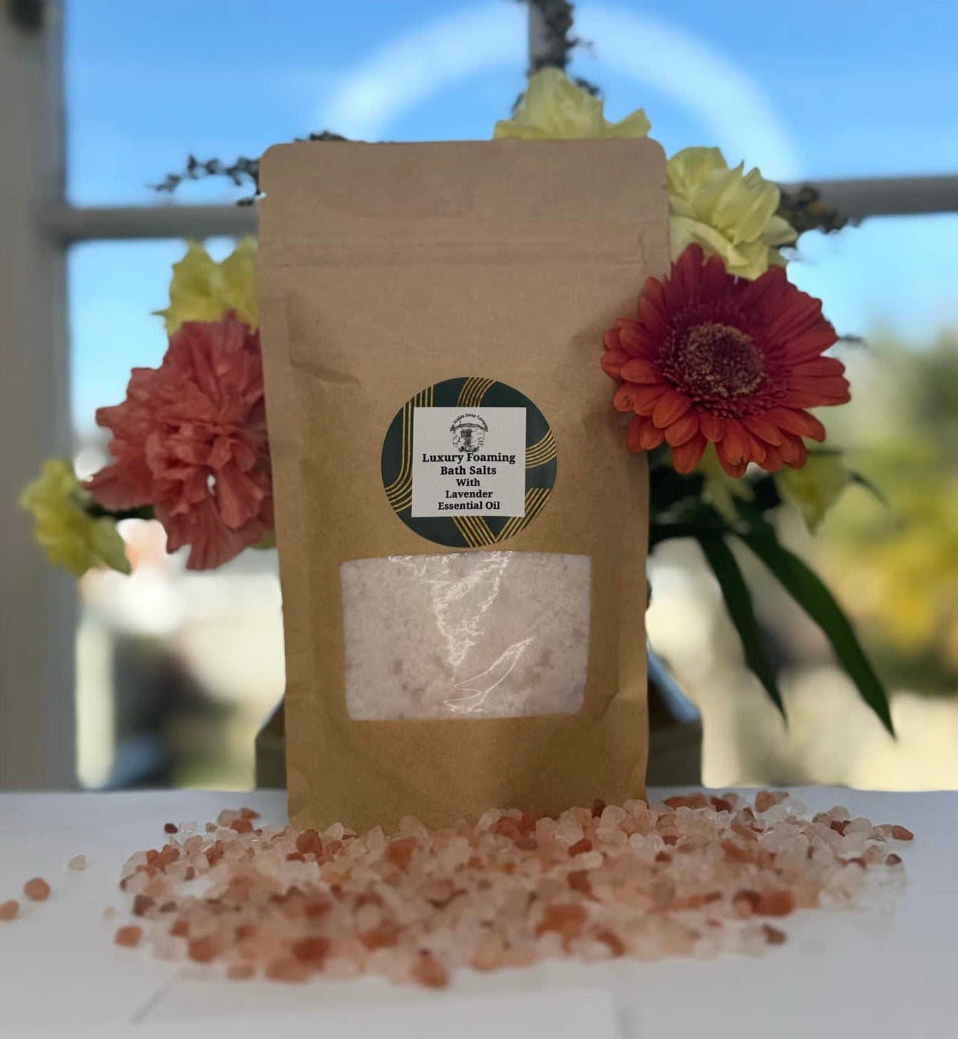 Lavender Luxury Bath Salts Pouch