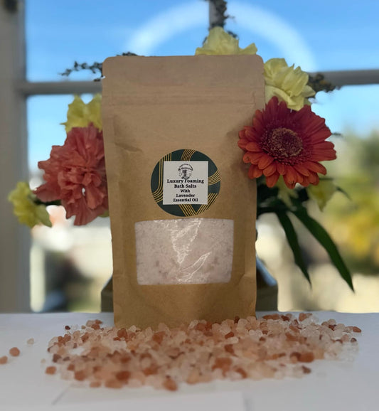 Lavender Luxury  Bath Salts Pouch