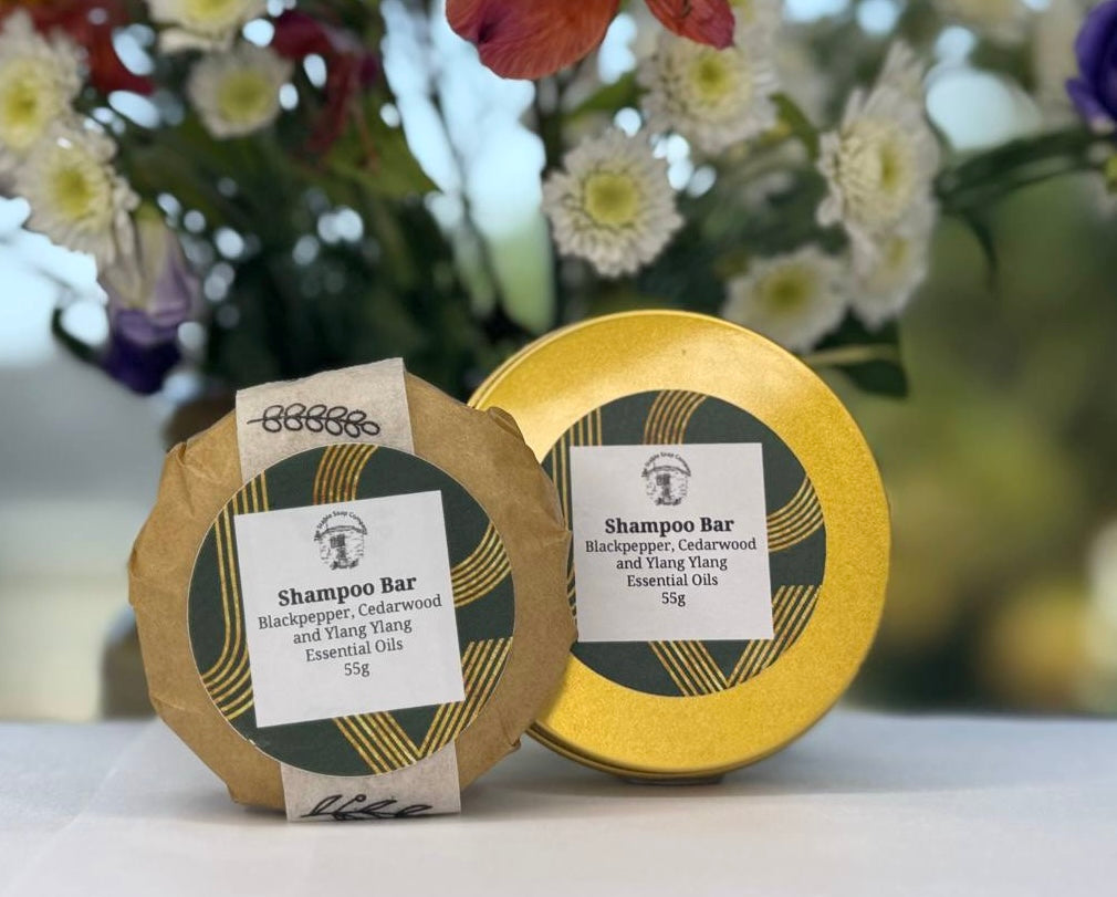 Handmade Blackpepper, Cedarwood and Ylang Ylang Shampoo Bar Tins