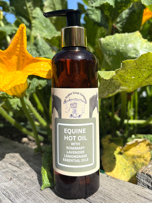 Equine Rosemary, Lavender and Lemongrass Hot Oil