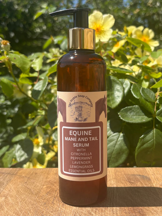 Equine Citronella, peppermint, Lavender and Lemongrass Mane and Tail Serum