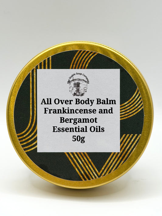 Handmade Vegan All Over Body Balm Frankincense and Beragmot