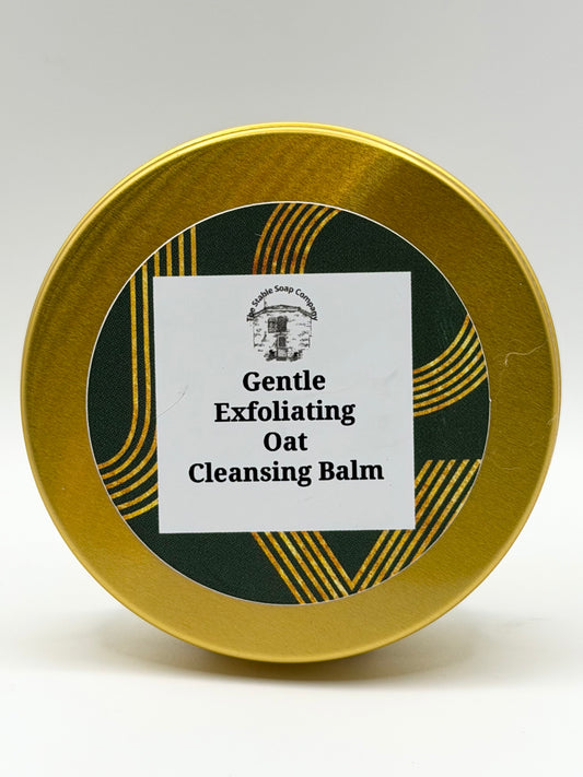 Handmade Vegan  Gentle Exfoliating Oat Cleansing Balm