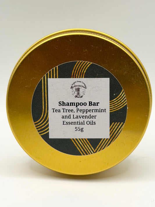 Handmade Tea Tree, Peppermint and Lavender Shampoo Bar Tins