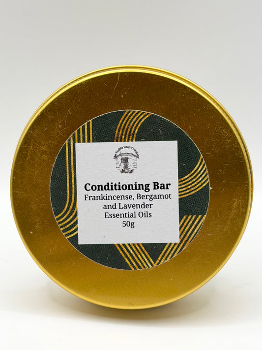 Handmade Frankincense, Bergamot and lavender Conditioning Bars Tins