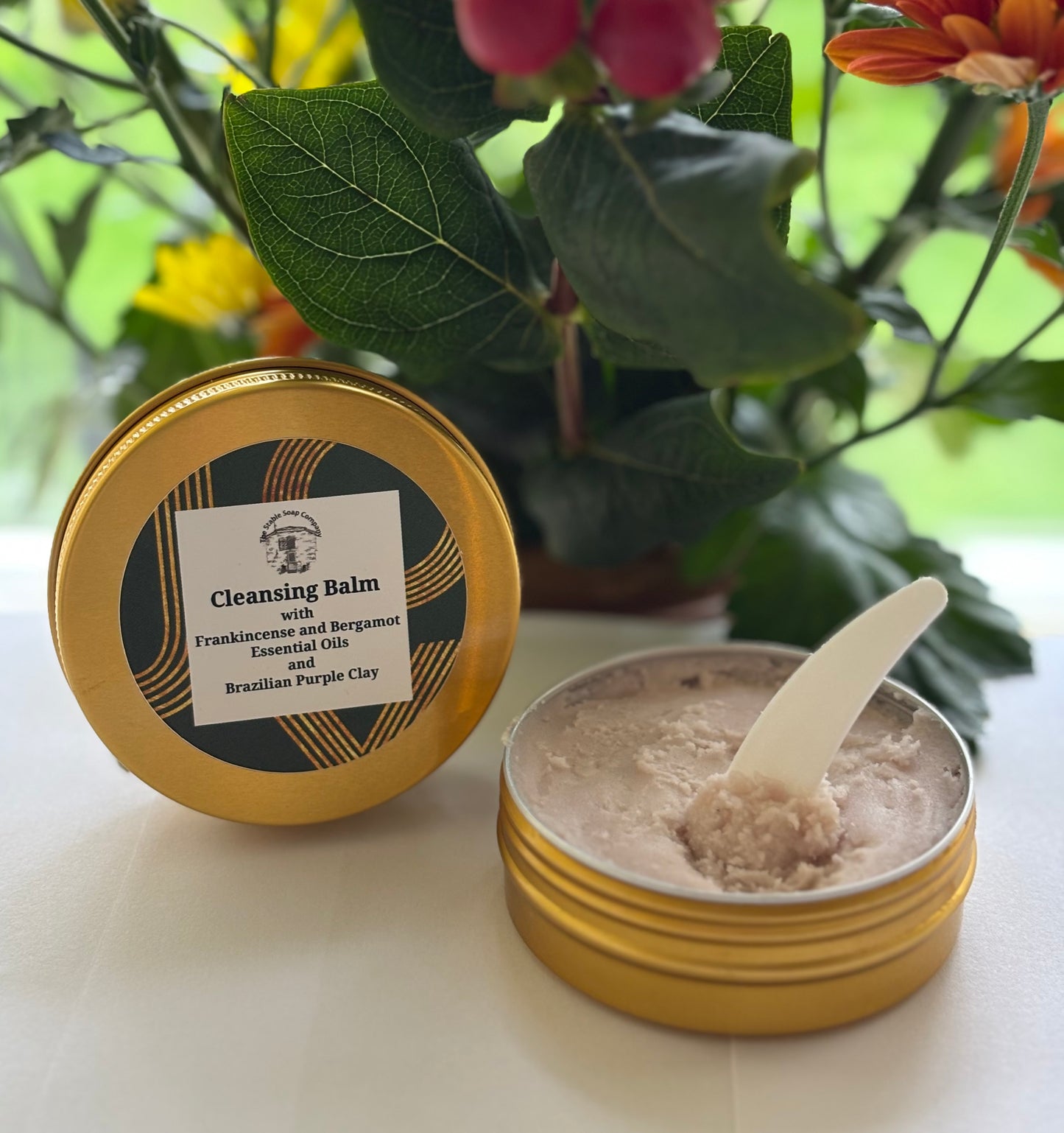 Handmade Vegan Frankincense & Bergamot Cleansing Balm