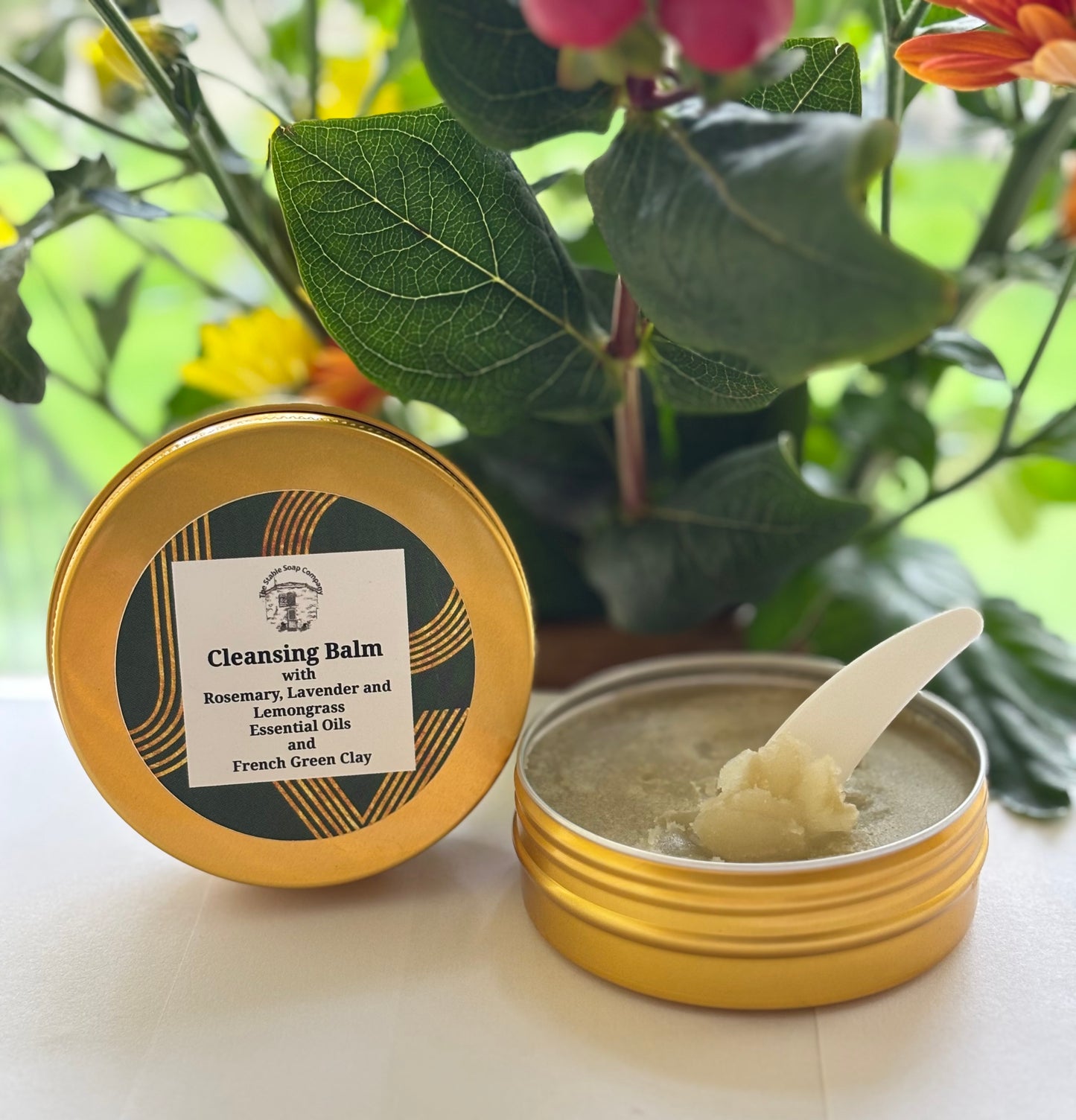 Handmade Vegan Rosemary, Lavender and Lemongrass Cleansing Balm