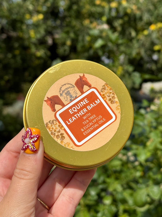 Equine Leather Balm with Tea Tree & Eucalyptus Essential Oils
