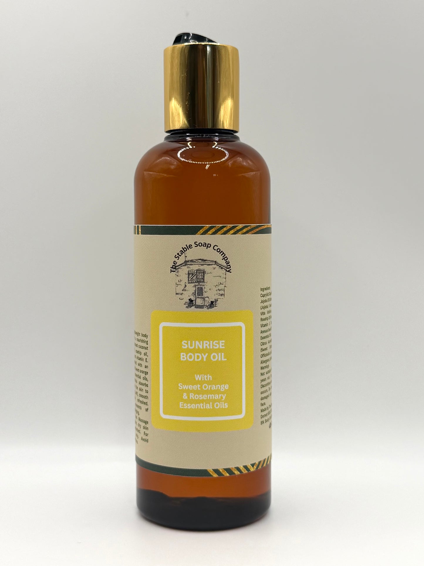 Sunrise Body Oil  With Sweet Orange and Rosemary Essential Oils