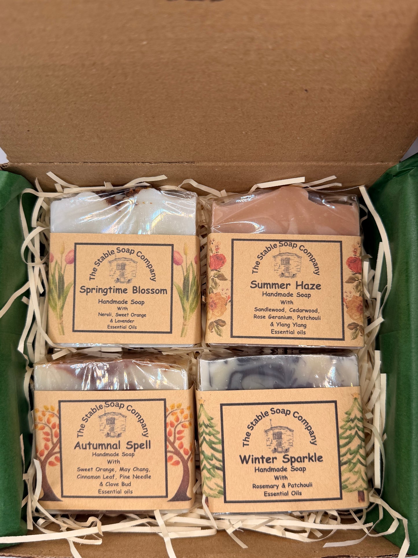 Handmade Four Seasons Soap Selection Gift Box