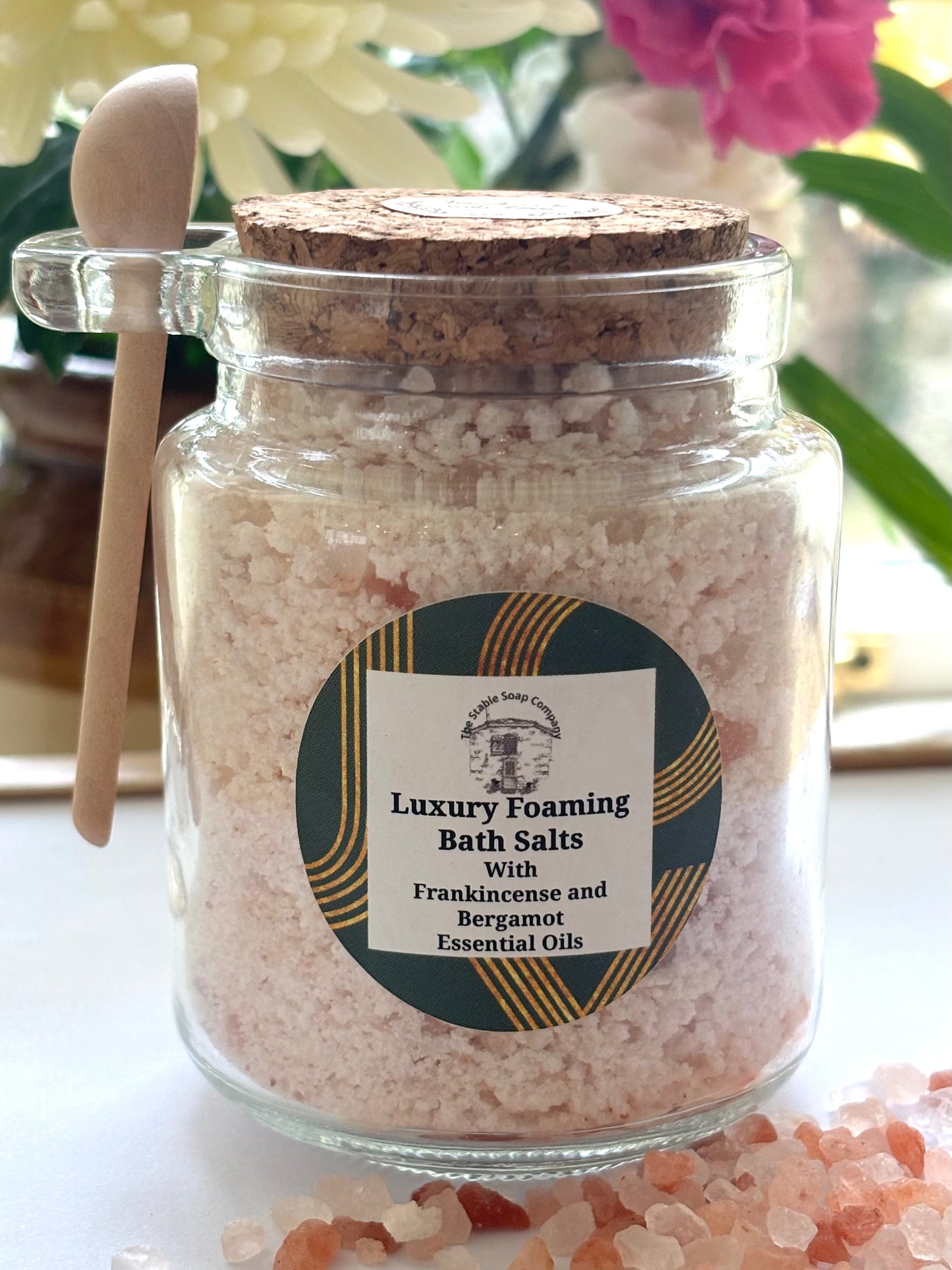 Frankincense and Bergamot Luxury Foaming Bath Salts