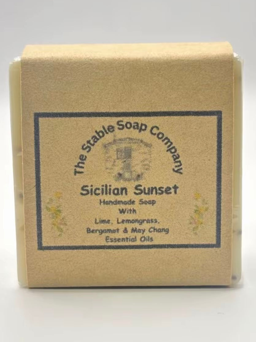 Sicilian Sunset Vegan Handmade Guest Soap