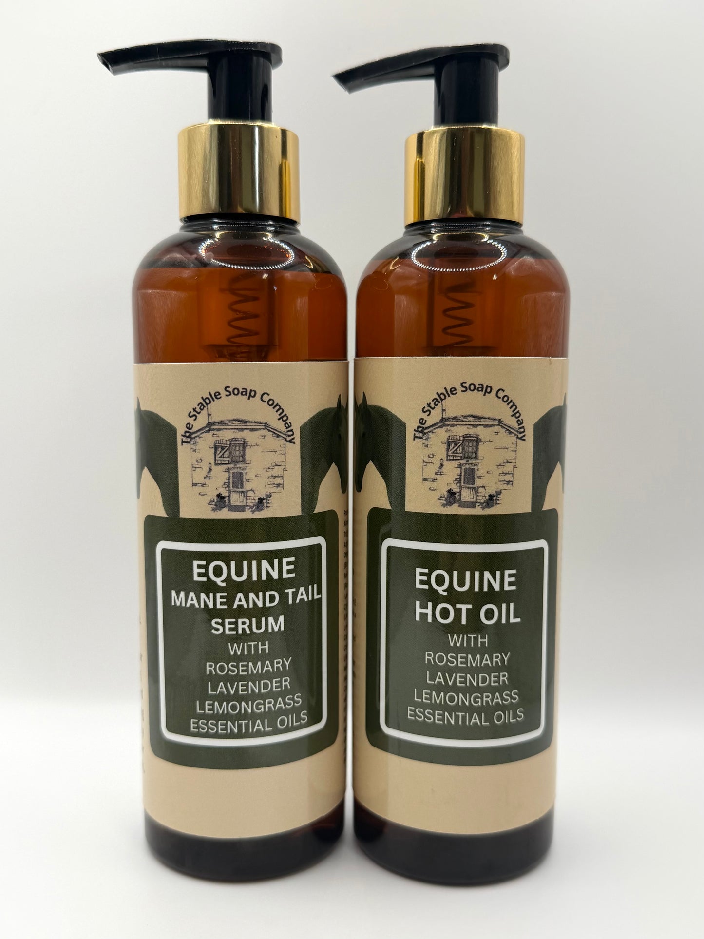 Equine Mane and Tail Serum & Hot Oil Bundle