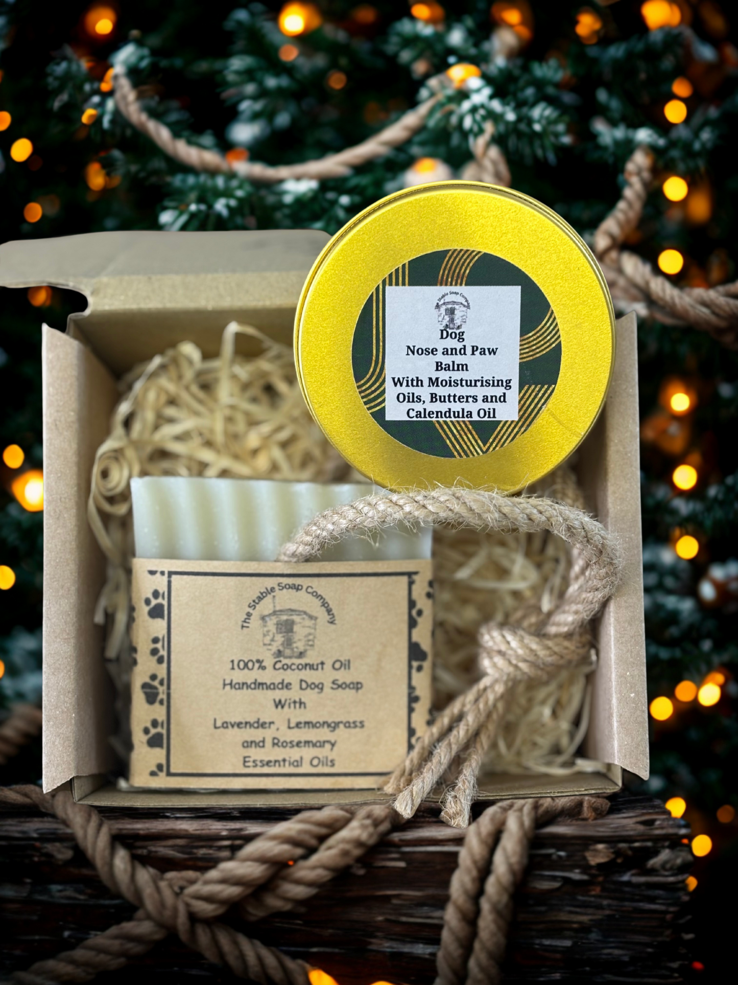 Christmas Dog Gift Box (Medium)